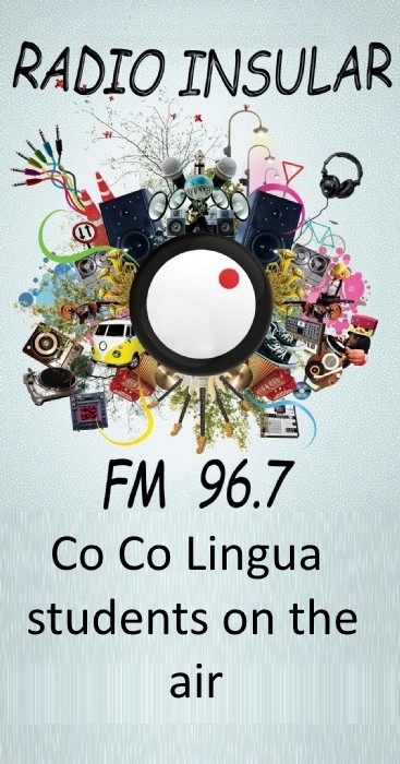 Co Co Lingua students on the air